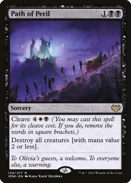 Path of Peril, Magic card VOW 124 — Innistrad: Crimson Vow set