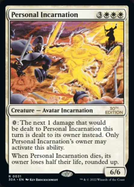 Personal Incarnation, Magic card 30A 31 — 30th Anniversary Edition set