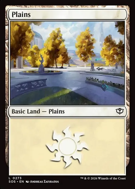 Plains, Magic card SOS 273 — Secrets of Strixhaven set