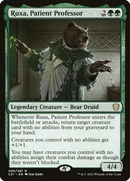 Ruxa, Patient Professor, Magic card C21 66 — Commander 2021 set