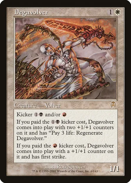 Degavolver, Magic card APC 6 — Apocalypse set
