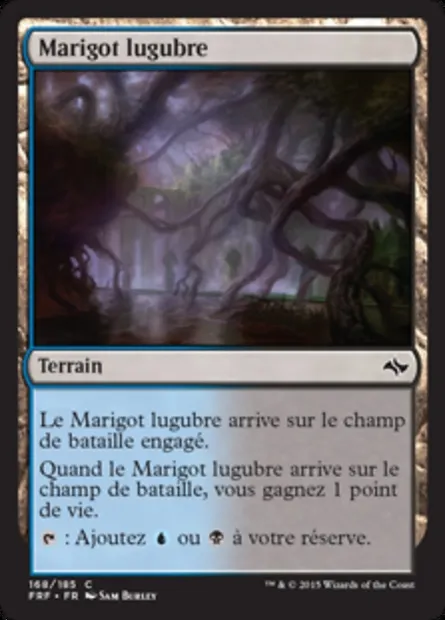 Marigot lugubre, carte Magic FRF 168 — extension Destin reforgé