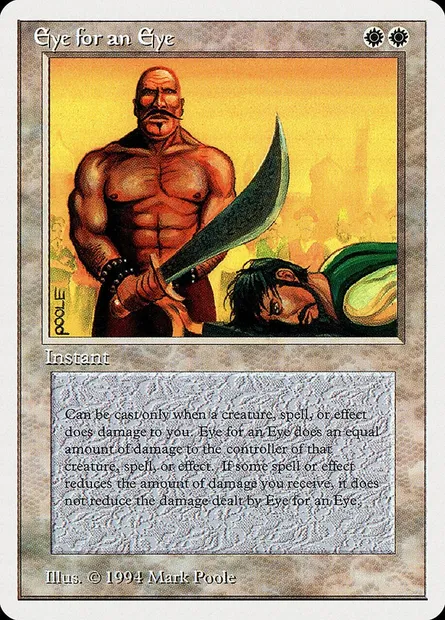 Eye for an Eye, Magic card SUM 18 — Summer Magic / Edgar set