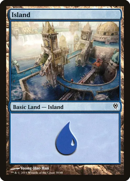 Île, carte Magic DDM 38 — extension Duel Decks: Jace vs. Vraska