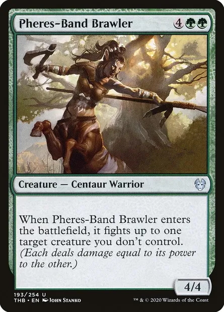 Pheres-Band Brawler, Magic card THB 193 — Theros Beyond Death set