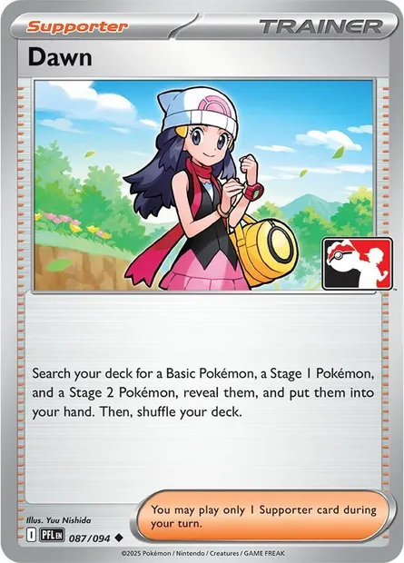 Dawn, Pokémon card PPS 087nh — Play! Pokémon Prize Pack Series set