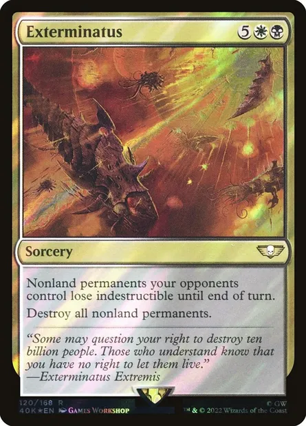 Exterminatus, Magic card 40K 120★ — Warhammer 40,000 Commander set
