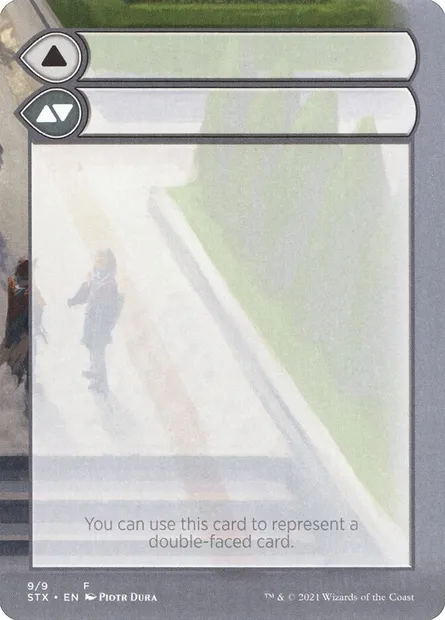 Double-Faced Substitute Card, Magic card SSTX 9 — Strixhaven: School of Mages Substitute Cards set