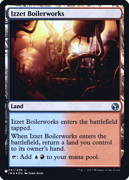 Izzet Boilerworks, Magic card PLST IMA-241 — The List set