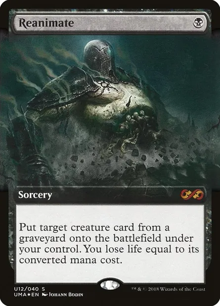 Reanimate, Magic card PUMA U12 — Ultimate Box Topper set