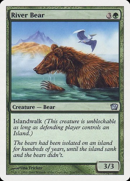 River Bear, Magic card 9ED 266 — Ninth Edition set