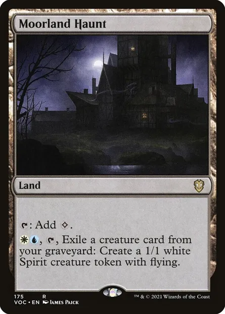 Moorland Haunt, Magic card VOC 175 — Crimson Vow Commander set