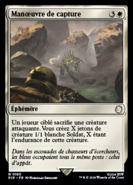 Manœuvre de capture, carte Magic PIP 160 — extension Fallout
