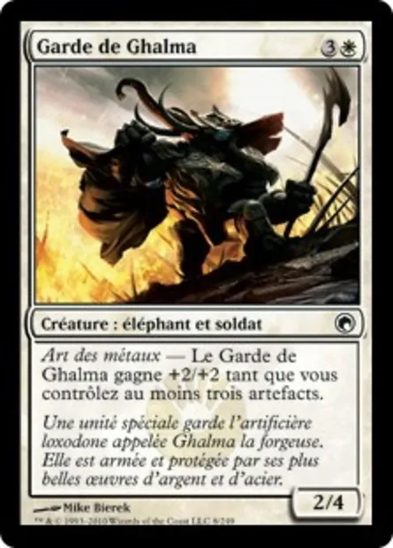 Garde de Ghalma, carte Magic SOM 8 — extension Cicatrices de Mirrodin