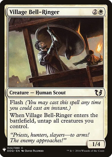 Village Bell-Ringer, Magic card PLST DDQ-22 — The List set