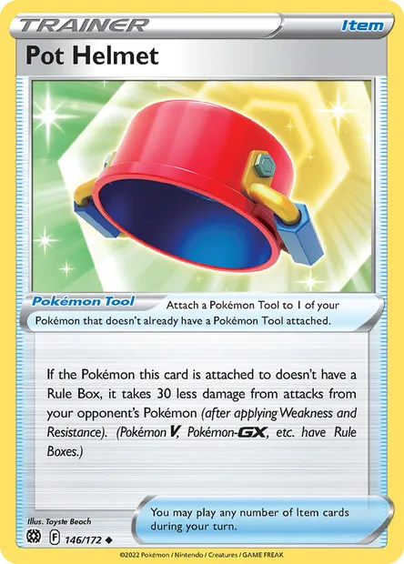 Pot Helmet, Pokémon card BRS 146 — Brilliant Stars set