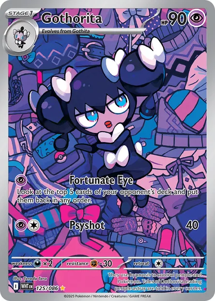Gothorita, Pokémon card WHT 125 — White Flare set