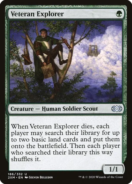 Veteran Explorer, Magic card 2XM 186 — Double Masters set
