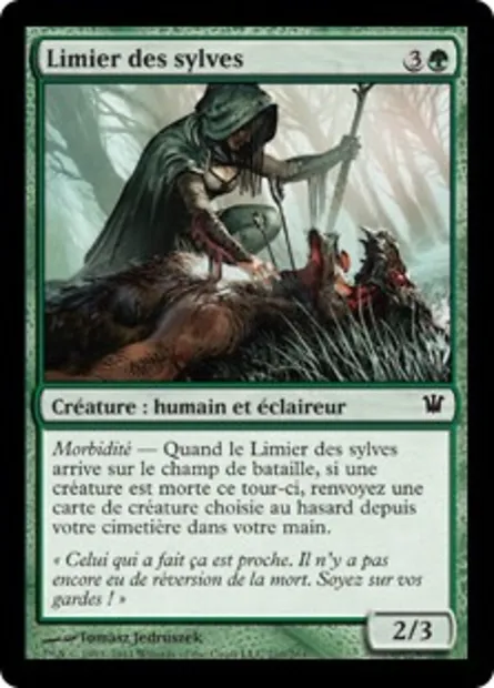 Limier des sylves, carte Magic ISD 210 — extension Innistrad