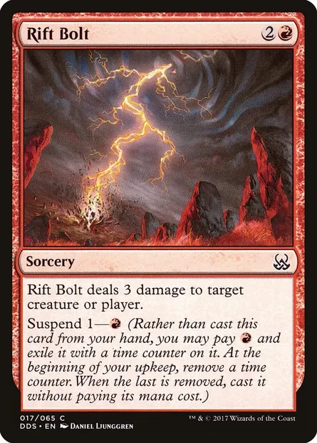 Rift Bolt, Magic card DDS 17 — Duel Decks: Mind vs. Might set