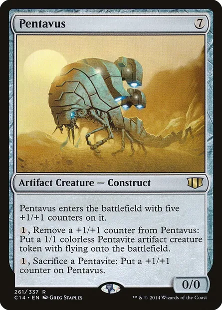 Pentavus, Magic card C14 261 — Commander 2014 set