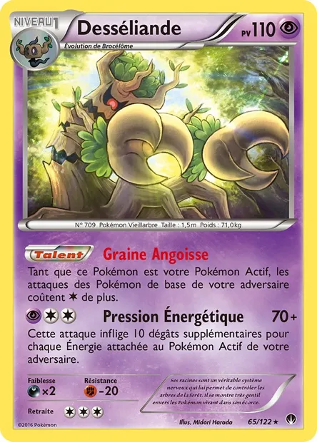 Desséliande, carte Pokémon BKP 65 — extension Rupture Turbo