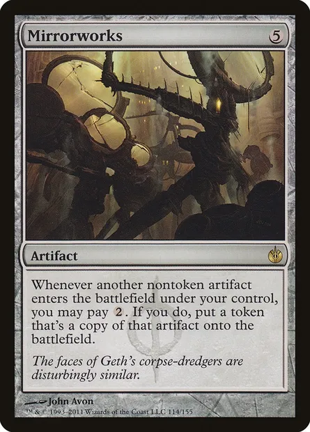 Mirrorworks, Magic card MBS 114 — Mirrodin Besieged set