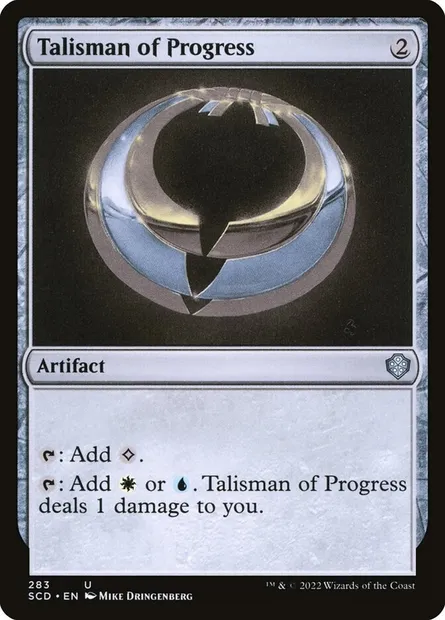 Talisman de progrès, carte Magic SCD 283 — extension Starter Commander Decks