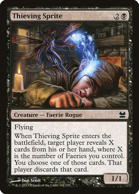 Thieving Sprite, Magic card MMA 101 — Modern Masters set