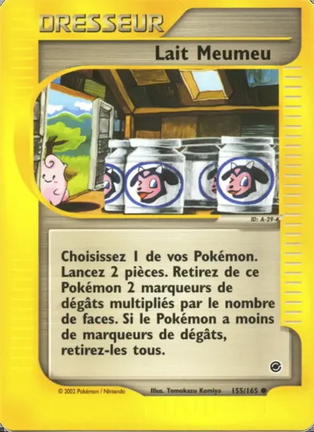 Lait Meumeu, carte Pokémon EX 155 — extension Expedition