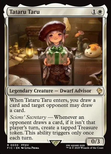 Tataru Taru, Magic card FIC 30 — Final Fantasy Commander set