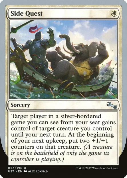 Side Quest, carte Magic UST 23 — extension Unstable