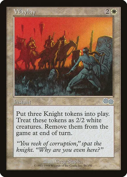 Waylay, Magic card USG 56 — Urza's Saga set