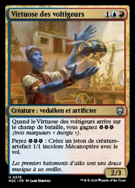 Virtuose des voltigeurs, carte Magic M3C 278 — extension Modern Horizons 3 Commander