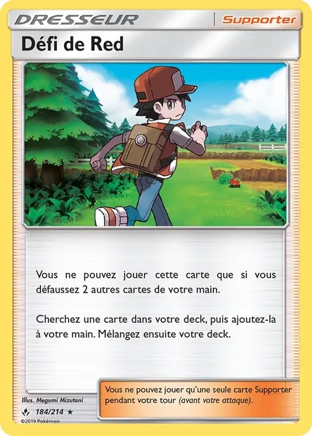 Défi de Red, carte Pokémon UNB 184 — extension Alliance Infaillible
