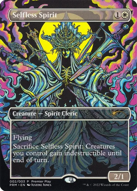 Esprit dévoué, carte Magic PRCQ 2 — extension Regional Championship Qualifiers 2022