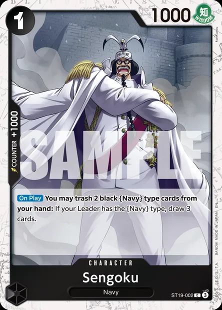 Sengoku, carte One Piece ST19-002 — extension NOIR Smoker