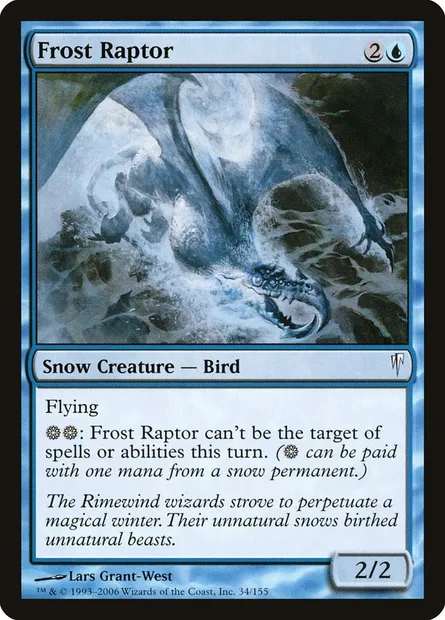 Rapace de givre, carte Magic CSP 34 — extension Souffle glaciaire