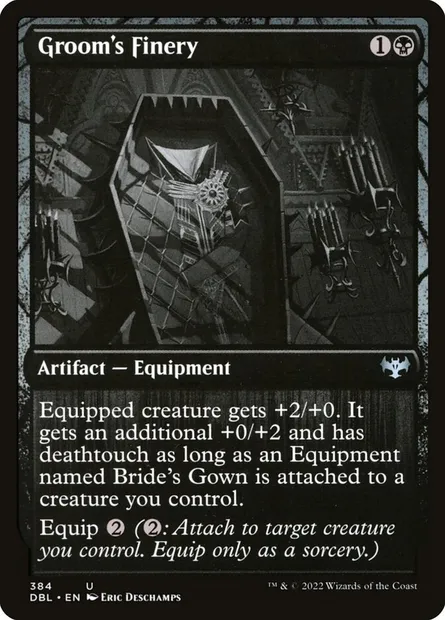 Groom's Finery, Magic card DBL 384 — Innistrad: Double Feature set