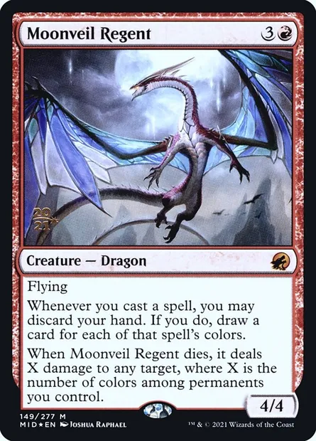 Régent voilelune, carte Magic PMID 149s — extension Innistrad: Midnight Hunt Promos