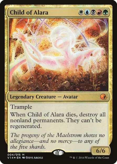 Enfant d'Alara, carte Magic V14 4 — extension From the Vault: Annihilation
