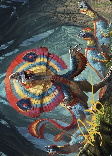 Sunfrill Imitator // Sunfrill Imitator, Magic card ALCI 78 — The Lost Caverns of Ixalan Art Series set