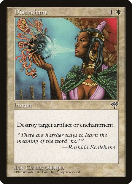 Disenchant, Magic card MIR 10 — Mirage set