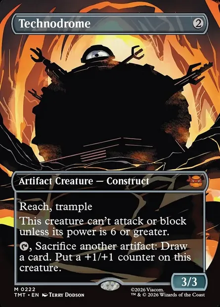 Technodrome, Magic card TMT 222 — Teenage Mutant Ninja Turtles set