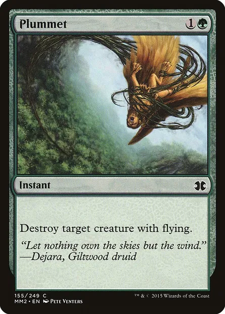 Plummet, Magic card MM2 155 — Modern Masters 2015 set