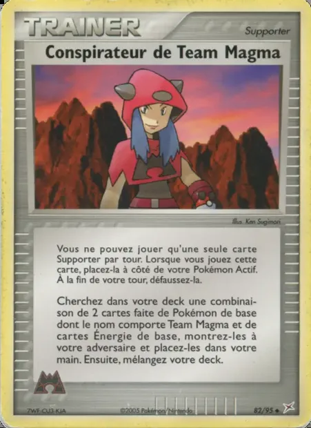 Conspirateur de Team Magma, carte Pokémon MA 82 — extension EX Team Magma vs Team Aqua