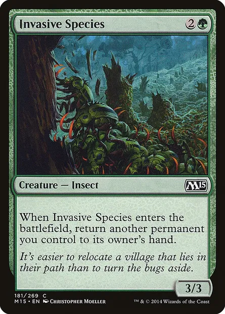 Invasive Species, Magic card M15 181 — Magic 2015 set