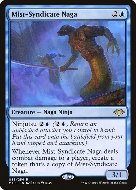 Mist-Syndicate Naga, Magic card MH1 58 — Modern Horizons set