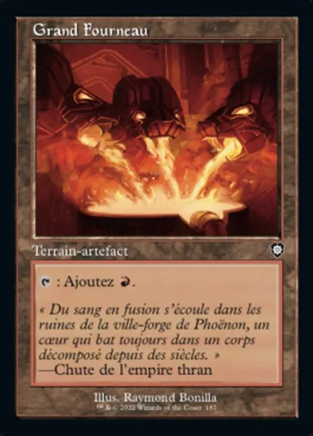 Grand Fourneau, carte Magic BRC 187 — extension The Brothers' War Commander