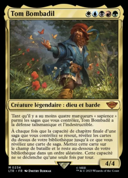 Tom Bombadil, carte Magic LTR 234 — extension Le Seigneur des Anneaux : chroniques de la Terre du Milieu